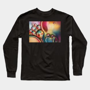 Bubblicious Rainbow Abstract Long Sleeve T-Shirt